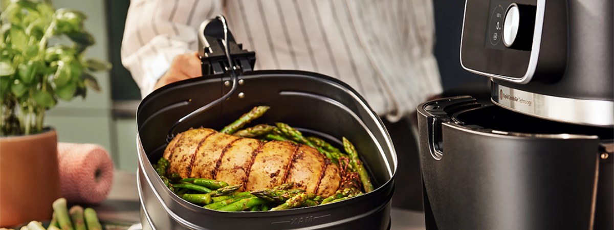 Söögitegemine Philips Airfryer Combi XXL Connected kuumaõhufritüüriga