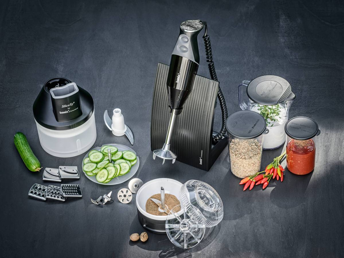 Bamix’s immersion blenders of legendary quality are the favourite among
