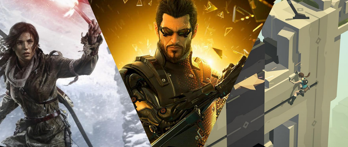 Tomb Raider ja Deus Ex mängud