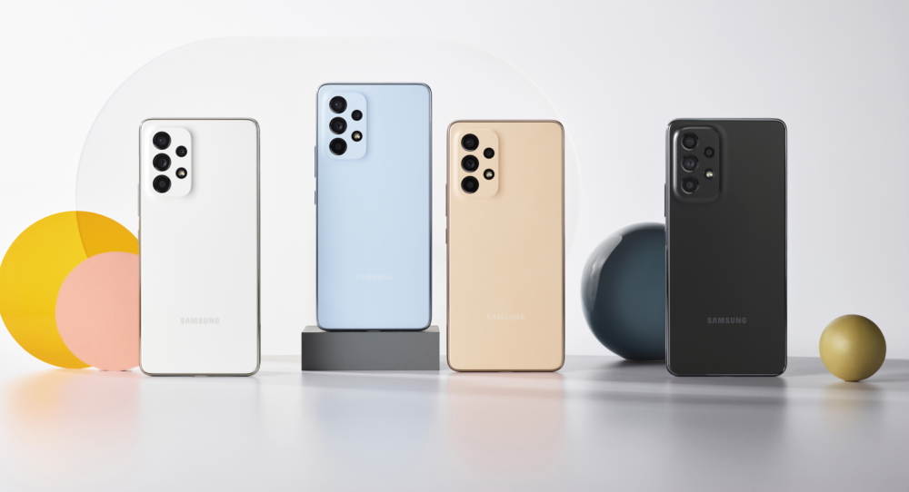 Samsung galaxy A53 5G ning Galaxy A33 5G erinevad värvid