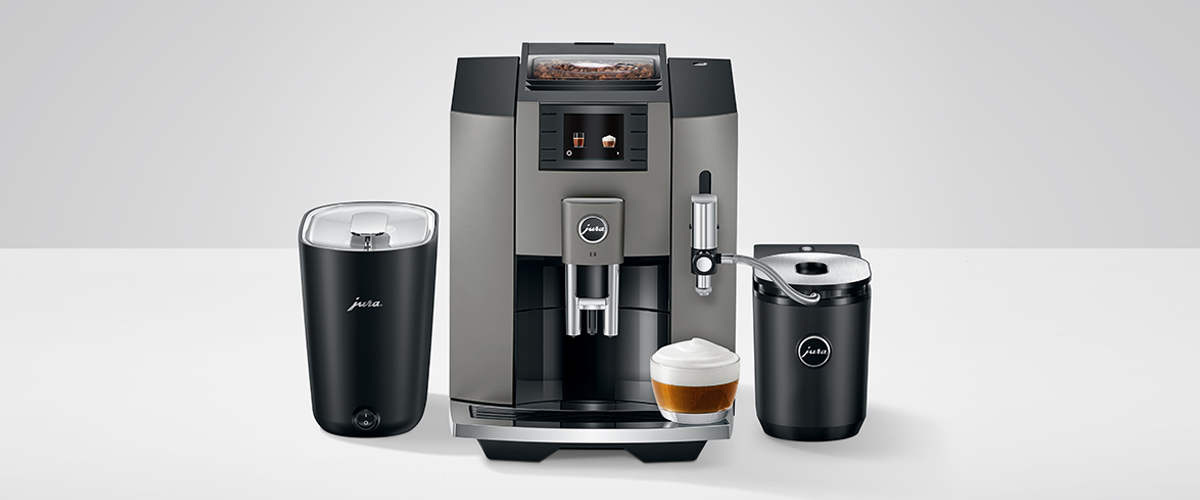 Jura E8 Dark inox espressomasin