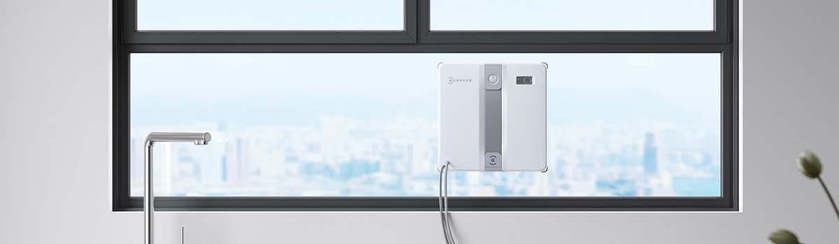 Робот для мытья окон Ecovacs Winbot Mini для мытья узкого окна с рамой 