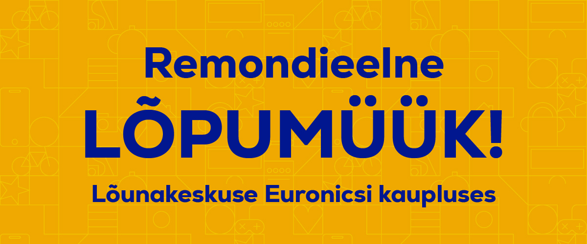 Lõunakeskuse Euronicsi remondieelne lõpumüük