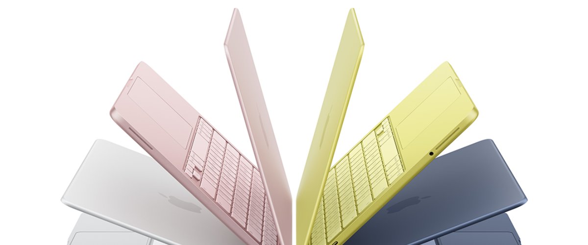 Выбор цвета ноутбуков MacBook Neo