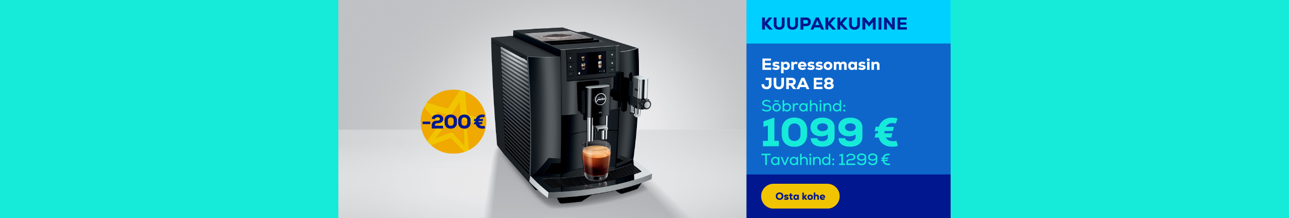 Espresso machine Jura E8