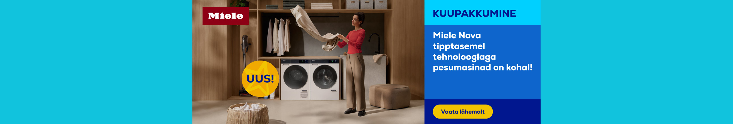 Miele Nova washing machines with advanced technology are here