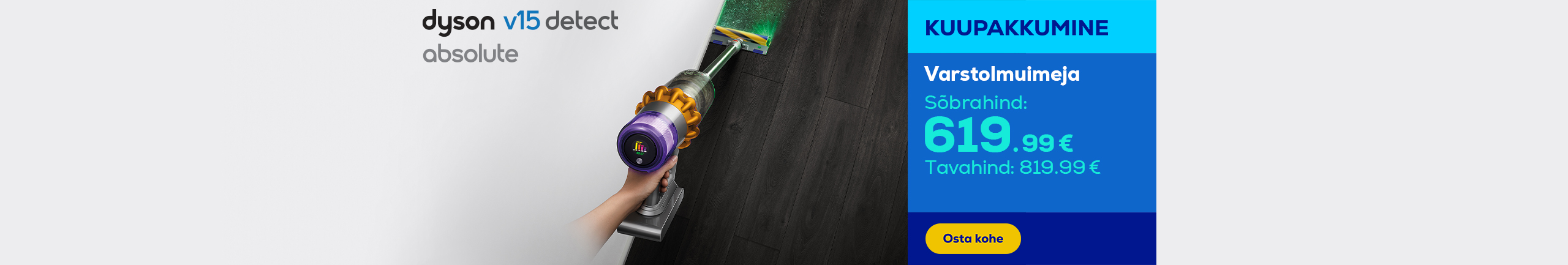DYSON cordless vacuum cleaner