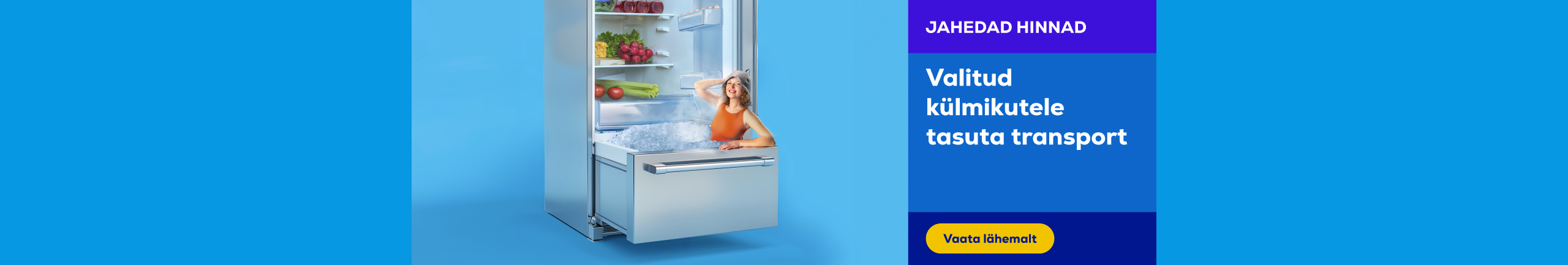 Free delivery on selected refrigerators