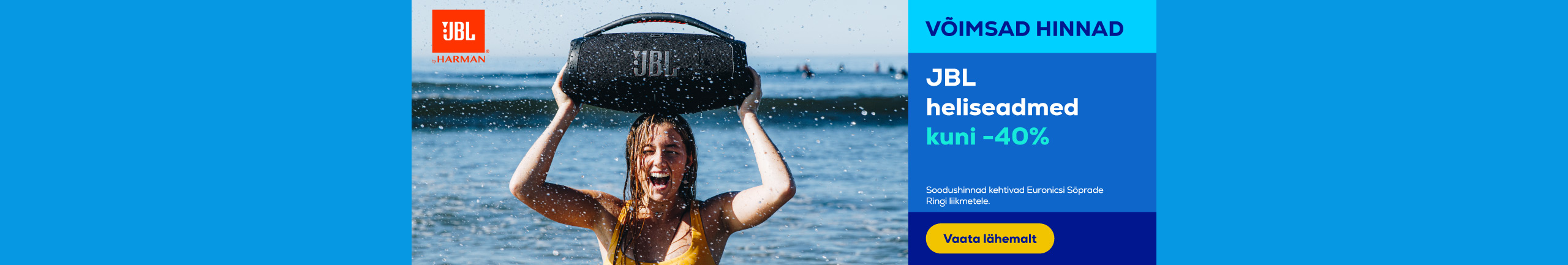 Discounts up to -40% on JBL audio