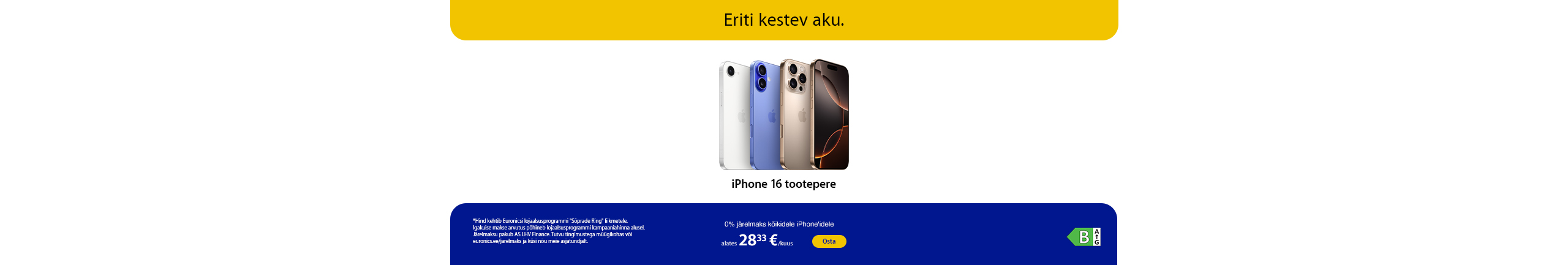 Get your iPhone now, pay later. With 0% interest.
