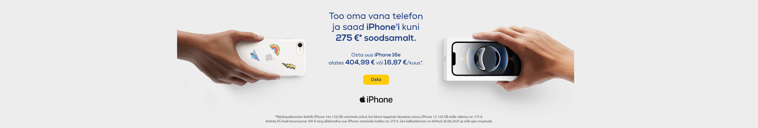 Apple iPhone'i tagasiostu kampaania