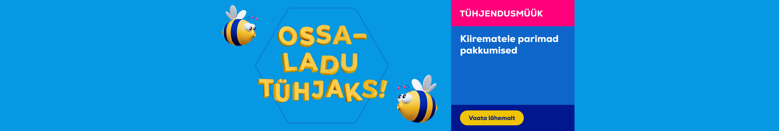 Tühjendusmüük. Ossa - ladu tühjaks!	