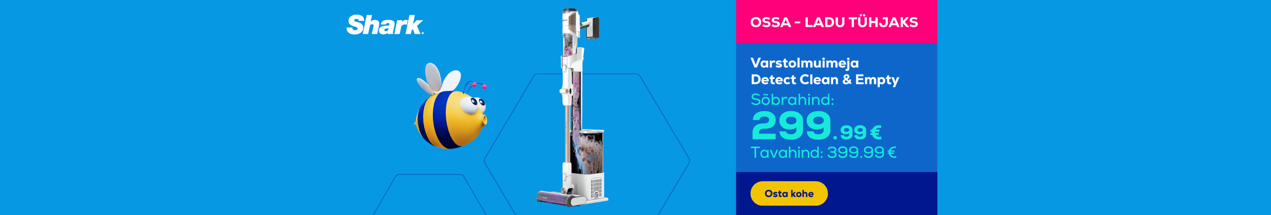 Cordless vacuum cleaner Detect Clean & Empty
