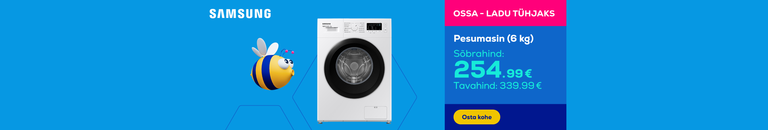 Samsung washing machine (6 kg)