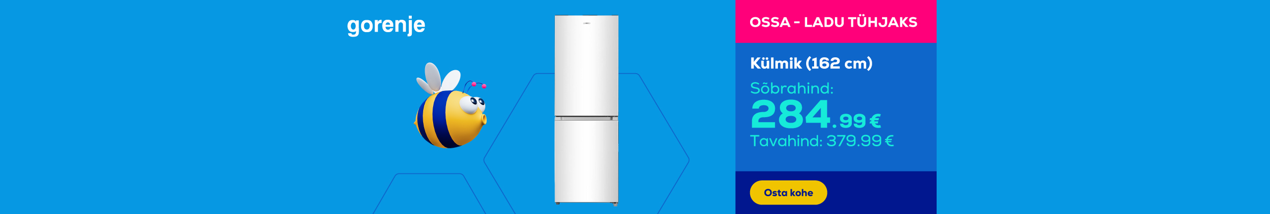 Gorenje külmik (162 cm)