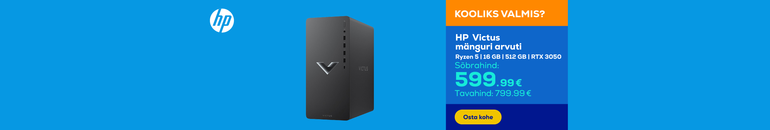 HP Victus gaming desktop