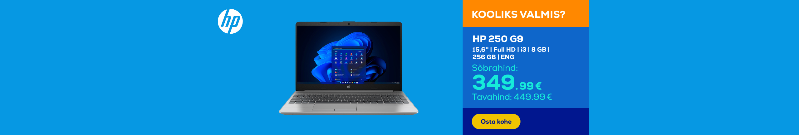Notebook HP 250 G9
