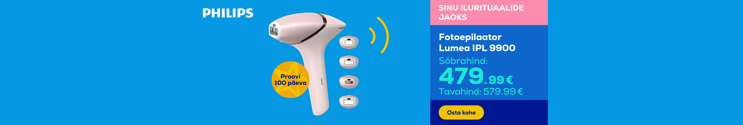 Hair removal Lumea IPL 9900