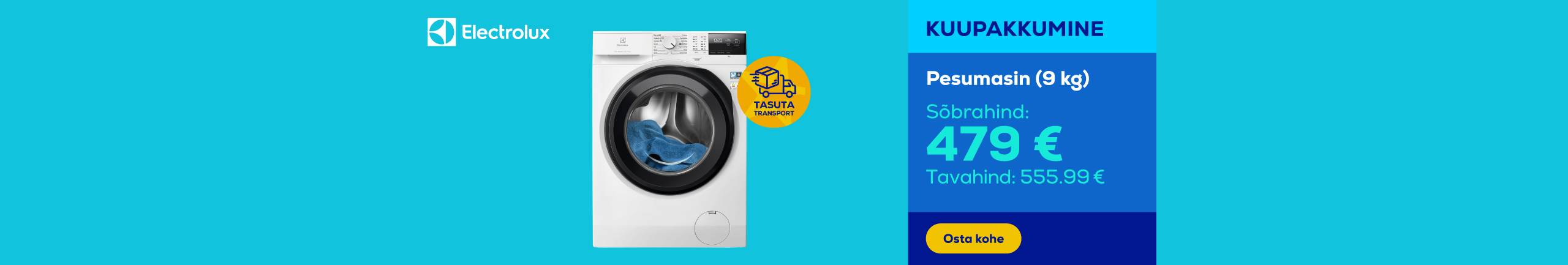Electrolux pesumasin (9 kg)