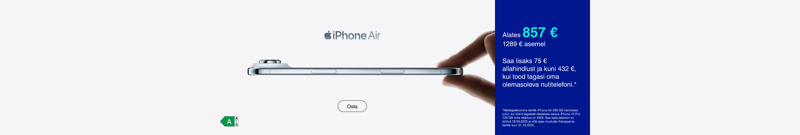 Apple iPhone'i tagasiostu kampaania