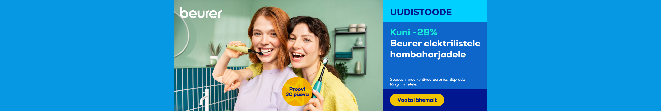 Up to 29% discount on electric toothbrushes