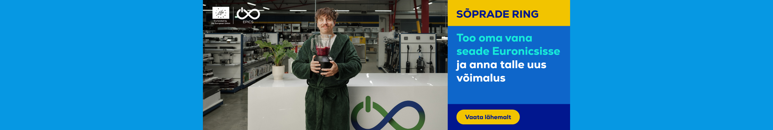 Useless tech becomes useful again. Bring your old device to Euronics and give it a new change.