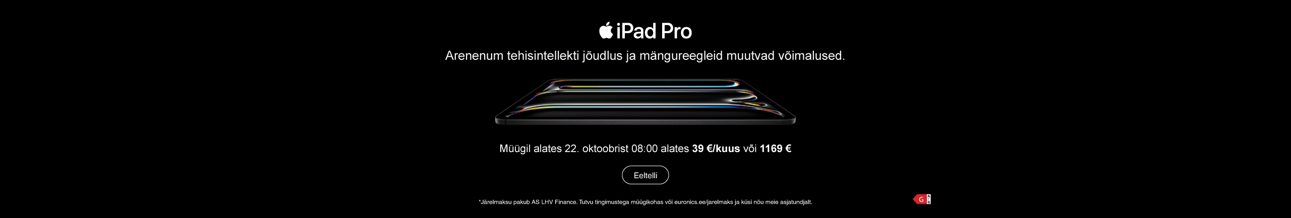 Uus iPad Pro M5	