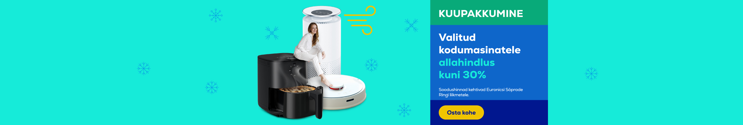 Up to 30% on selected small domestic appliances