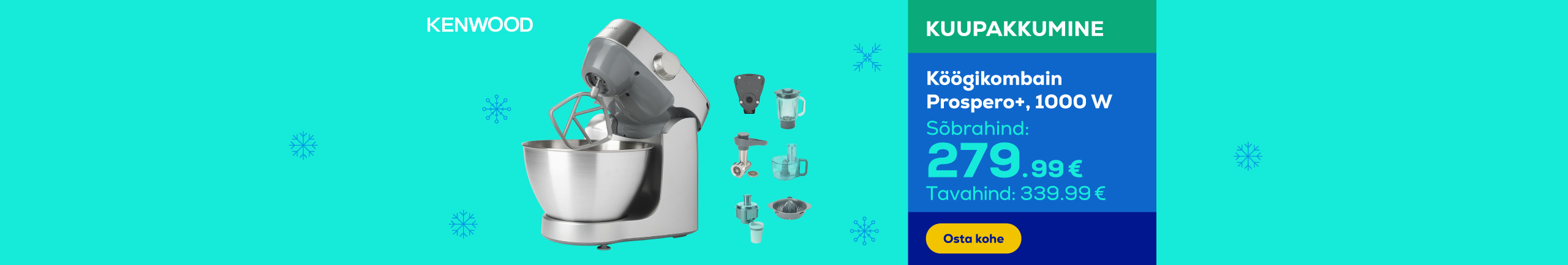 Kitchen machine Prospero+, 1000 W