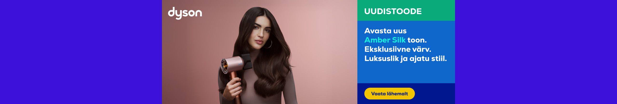 Discover the new Amber Silk color. An exclusive color. A refined sensation.