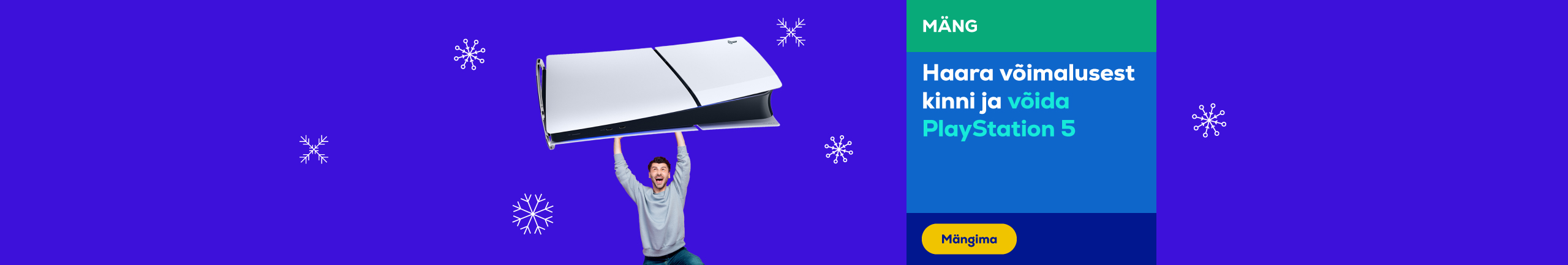 Mängi, kogu punkte ja võida PlayStation 5 mängukonsool!