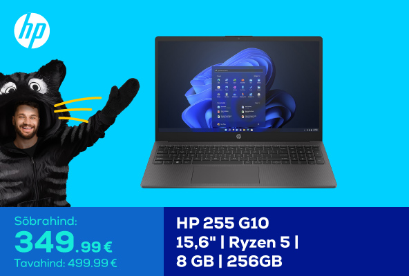 Laptop HP 255 G10 | 15,6" | Ryzen 5 | 8 GB | 256GB