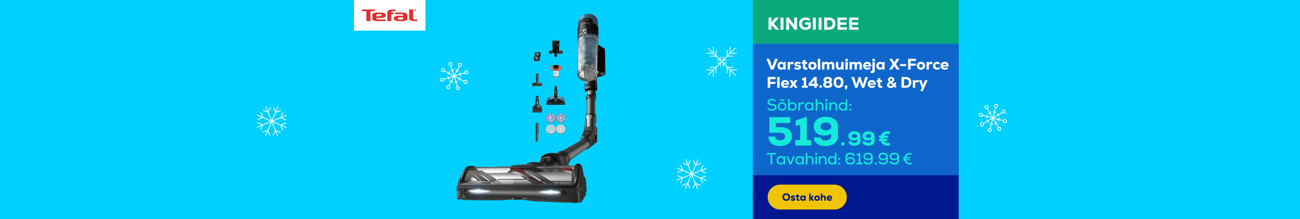 Cordless vacuum cleaner X-Force Flex 14.80