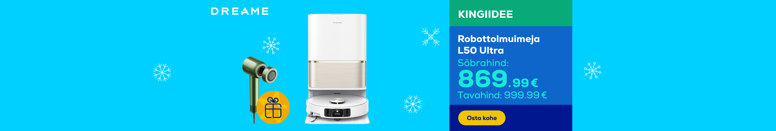 Robottolmuimeja L50 Ultra