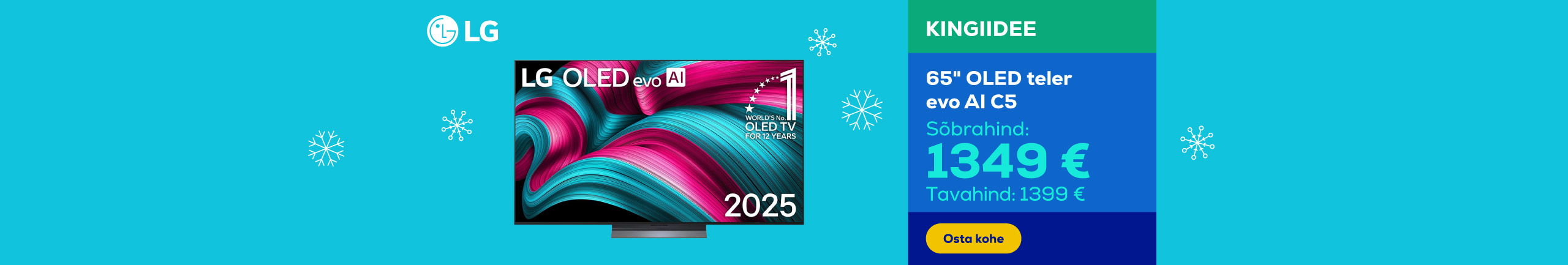 65" teler OLED evo AI C5