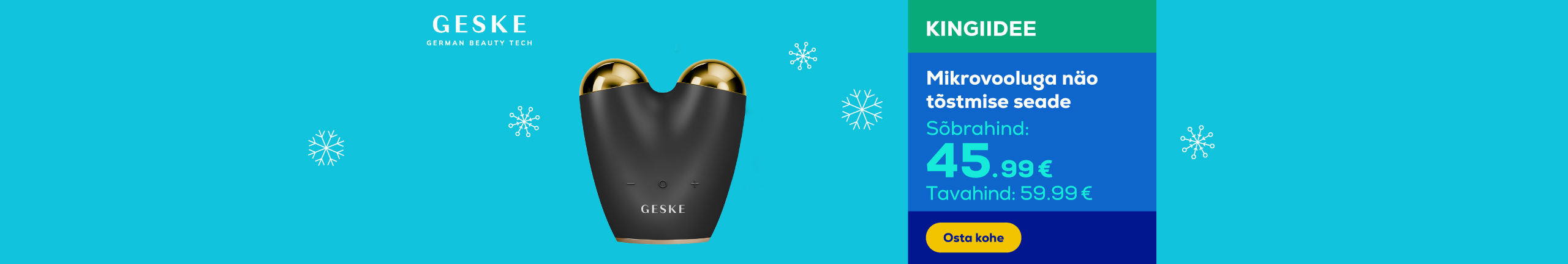 Mikrovooluga näo tõstmise seade