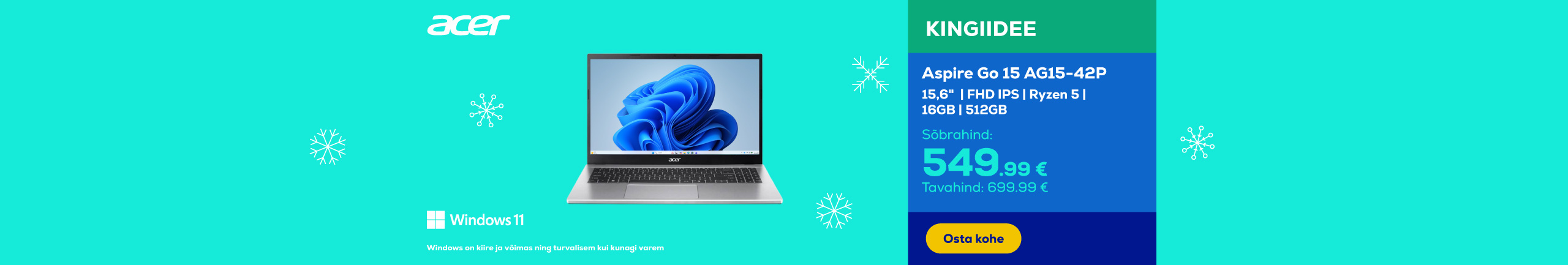 Laptop Acer Aspire Go 15