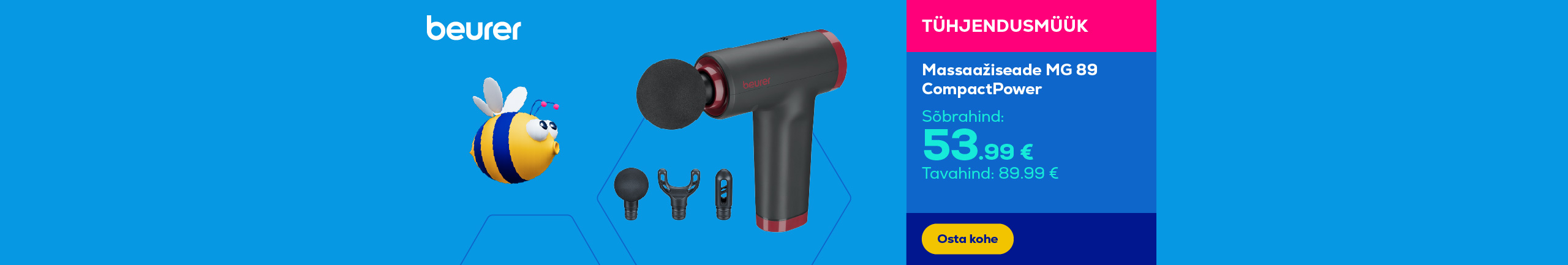 Massage gun MG 89 CompactPower