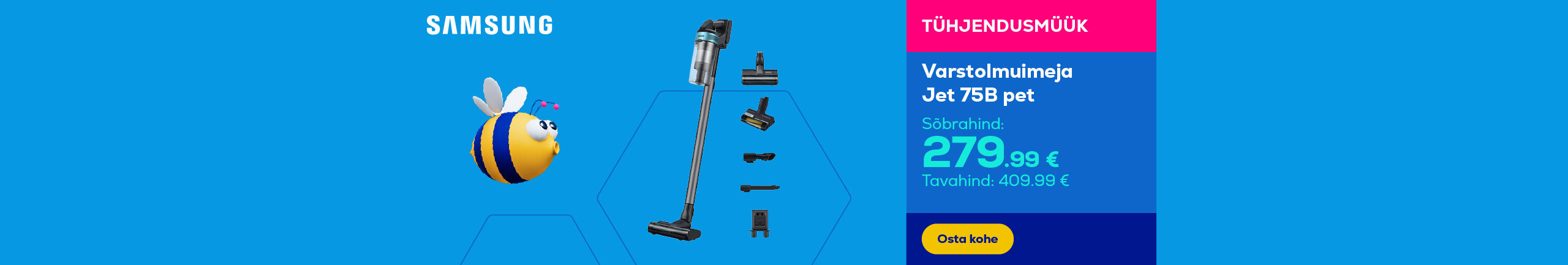 Cordless vacuum cleaner Jet 75B pet