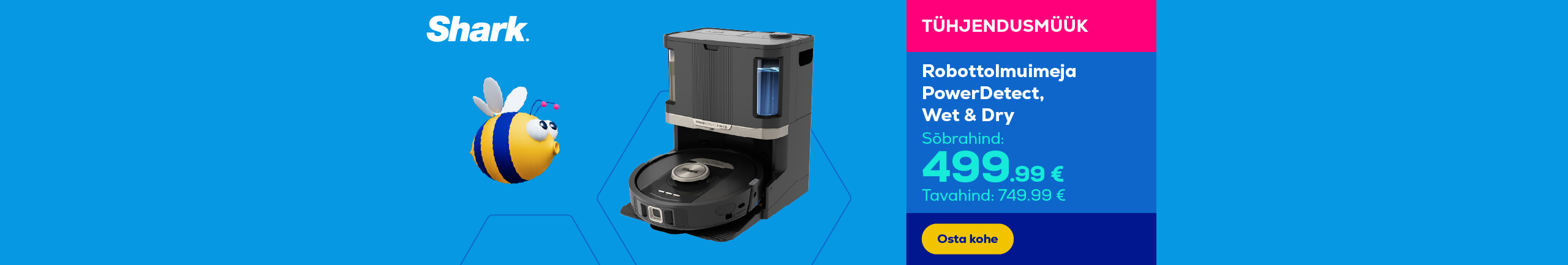 Robot vacuum cleaner PowerDetect, Wet & Dry