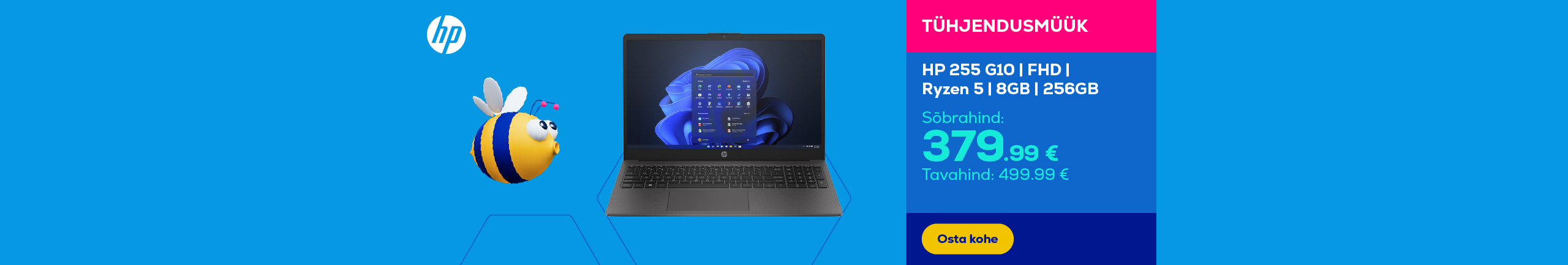 HP 255 G10 | FHD| Ryzen 5 | 8GB | 256GB	