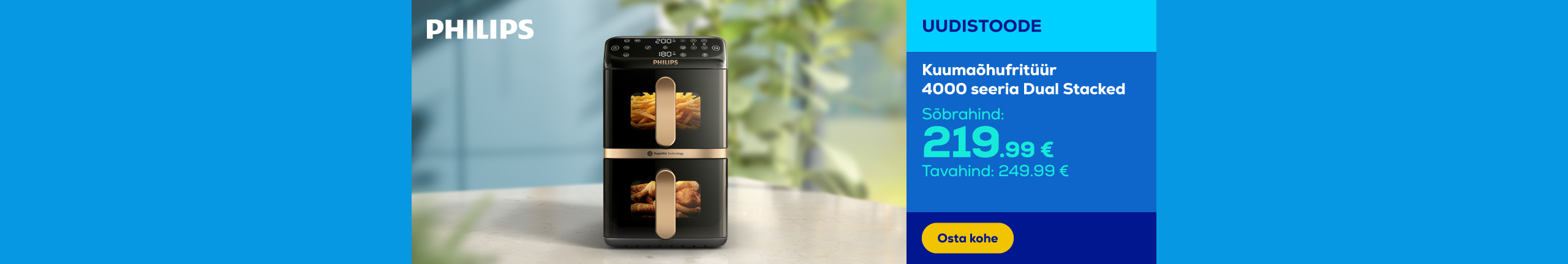 Air fryer 4000 Series Stacked Dual	