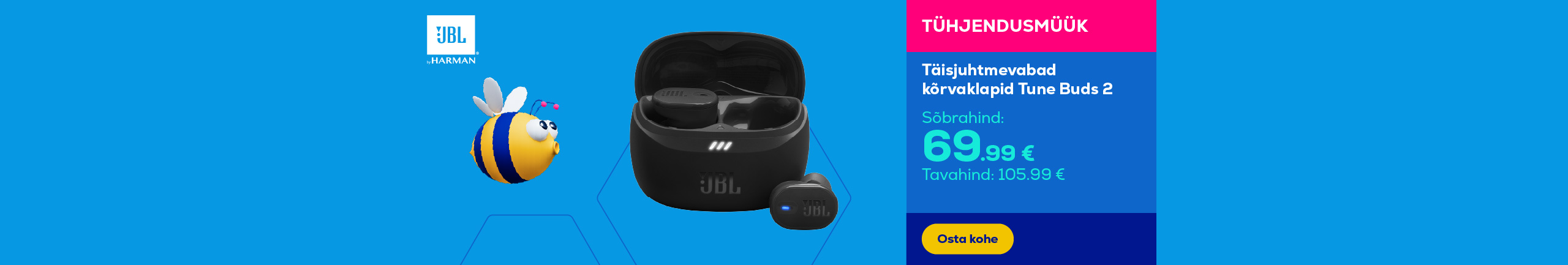 True wireless earphones Tune Buds 2