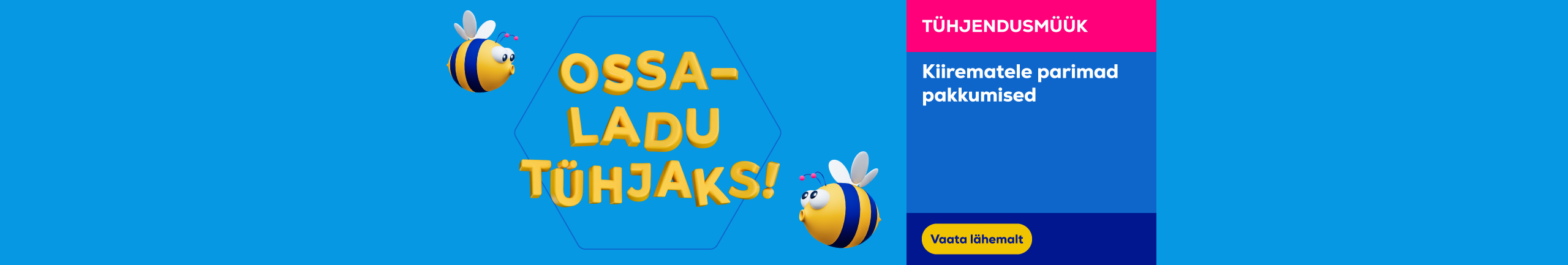 Tühjendusmüük. Ossa - ladu tühjaks!