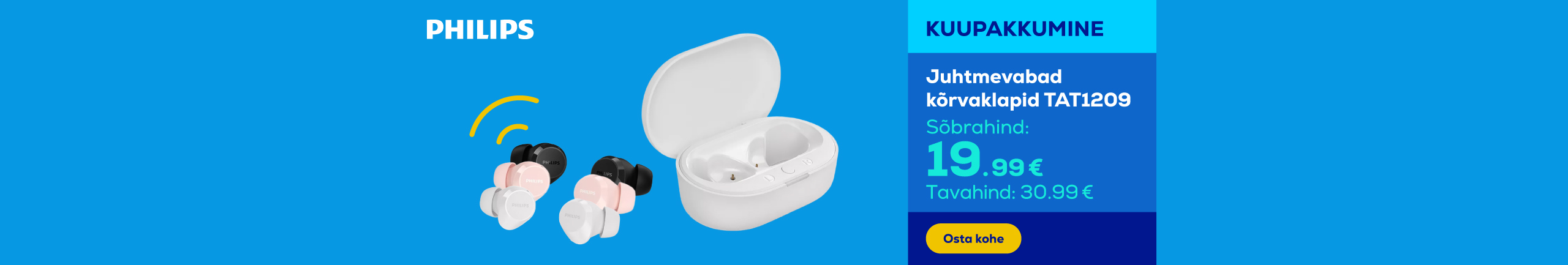 Wireless earbuds TAT1209