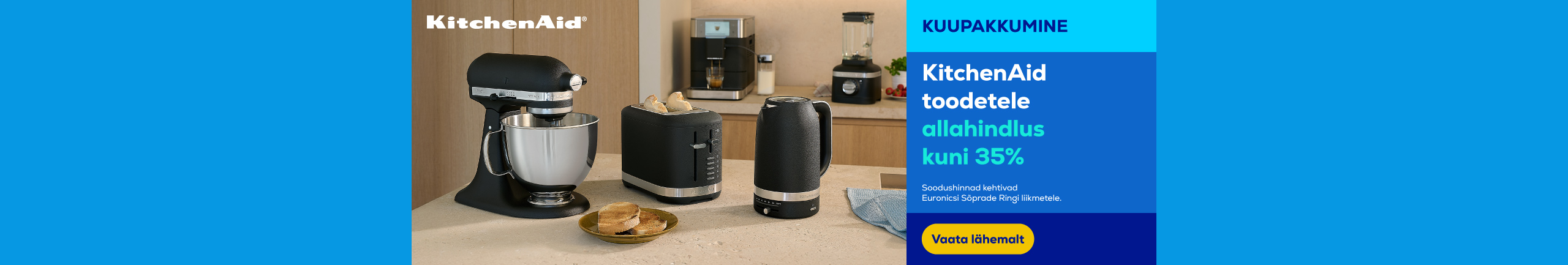 All KitchenAid products up to -35% discount