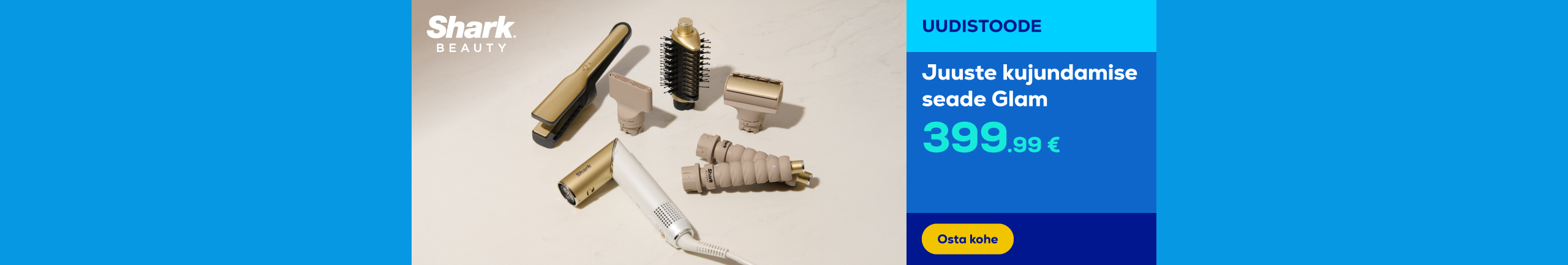 Juuste kujundamise seade Glam