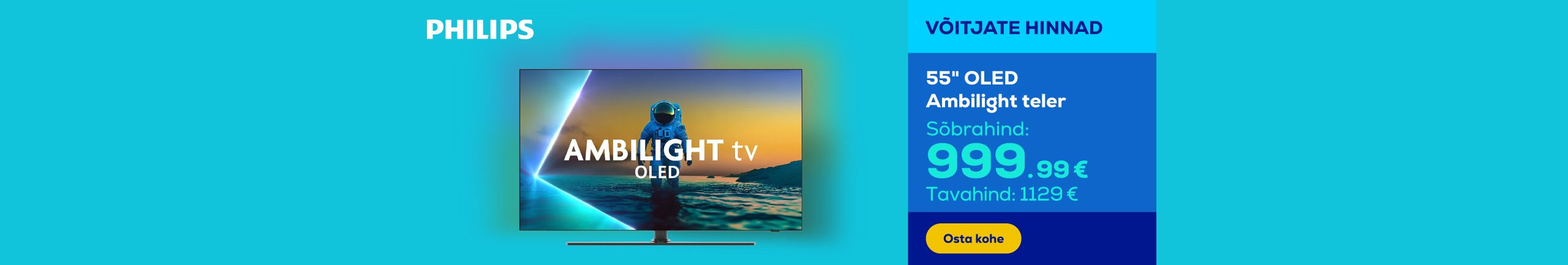 55" OLED Ambilight teler