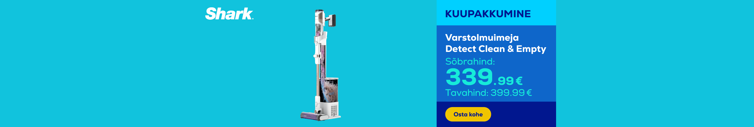 Cordless vacuum cleaner Detect Clean & Empty