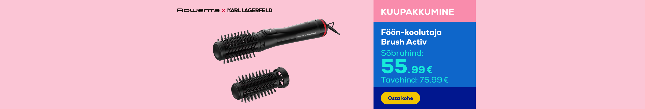 Föön-koolutaja Brush Activ